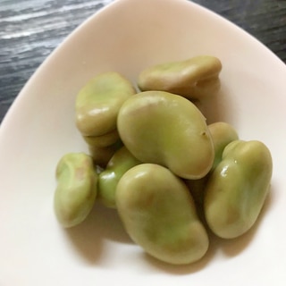 そら豆の白だし煮